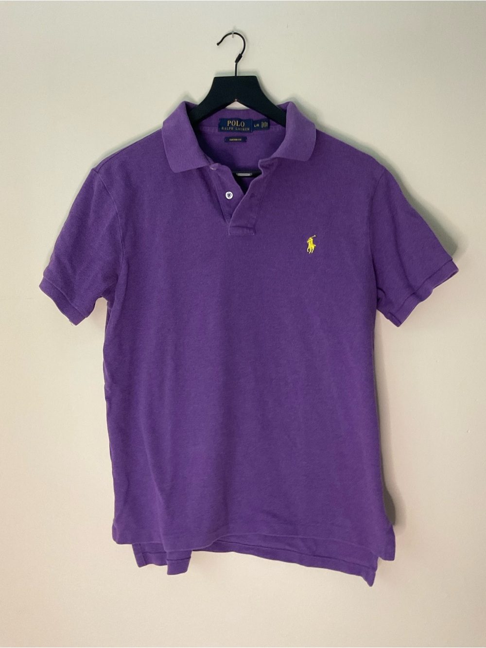 Polo by Ralph Lauren Purple Polo Shirt with Yellow Pony